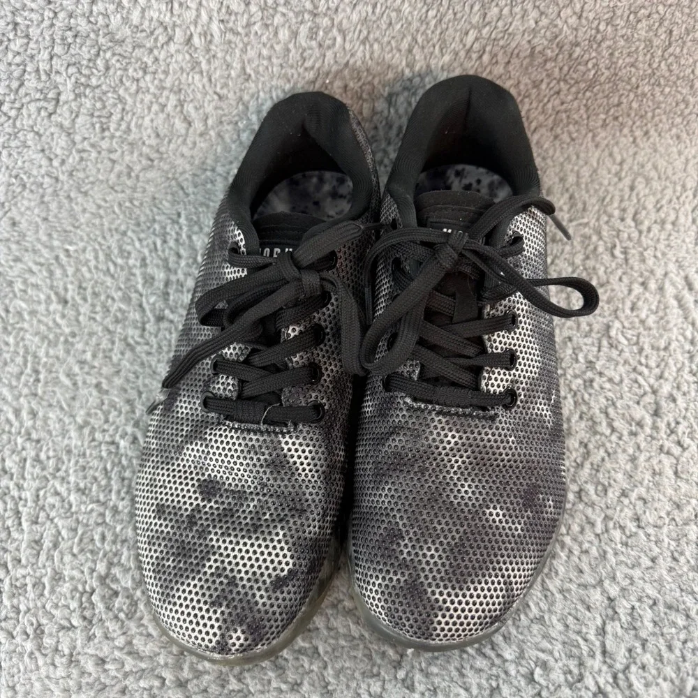 NOBULL Outwork Trainer Womens size 8.5 Black Grey Camo Cross Training Gym Shoes - Picture 4 of 10